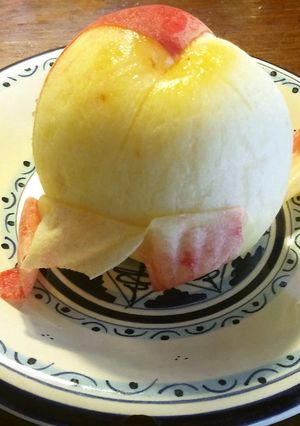 簡単裏技　桃の皮の剥き方　グランシェフで-レシピのメイン写真