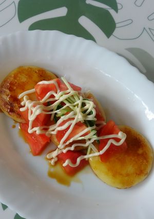 セブンのイモもちde変身！イタリアン♪-レシピのメイン写真