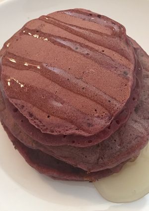 紫いもパンケーキ-レシピのメイン写真
