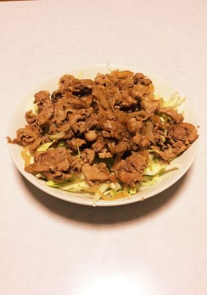 簡単＊野菜たっぷり生姜焼き-レシピのメイン写真