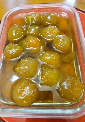 梅の炭酸シロップ煮-レシピのメイン写真
