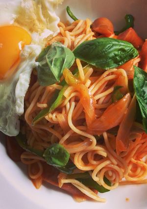 糖質ゼロ麺 ナポリタン-レシピのメイン写真