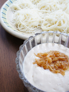 素麺を、とろっとろっ~豆腐ベースつゆで-レシピのメイン写真