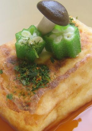 そば粉を使った揚げ出し豆腐-レシピのメイン写真