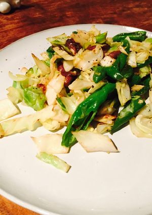 キャベツ・ししとう・椎茸の塩炒め☆-レシピのメイン写真