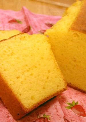 ふわふわ『昭和天ぷら粉☆黄金』ケーキ-レシピのメイン写真