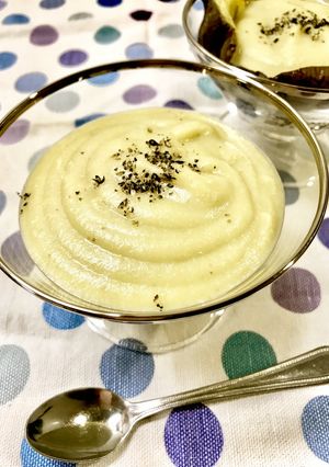 簡単！賀茂なすと胡麻豆腐で冷製ポタージュ-レシピのメイン写真