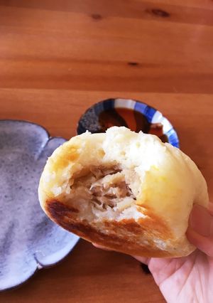 551蓬莱★豚まん、カリッと焼き温め♩-レシピのメイン写真