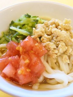 肉みそうどん【保育園給食】-レシピのメイン写真