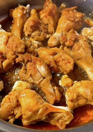 手羽元コチュジャン煮(無水鍋QC使用)-レシピのメイン写真