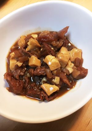 我が家の味！すじこんの豆腐入り☆-レシピのメイン写真