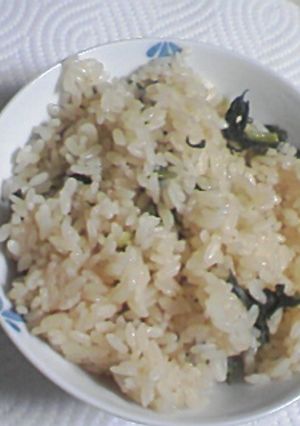 簡単◆大根の菜めし炊き込みごはん-レシピのメイン写真