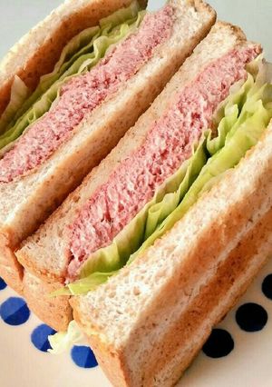 コンビーフサンド-レシピのメイン写真