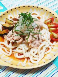 豚しゃぶの冷おろしうどん-レシピのメイン写真
