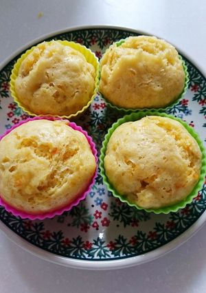 おやつに!食事に!人参&バナナの蒸しパン-レシピのメイン写真