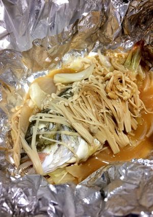 フライパンで魚のホイル焼き-レシピのメイン写真