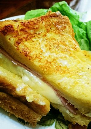 クロックムッシュ風フレンチトースト-レシピのメイン写真