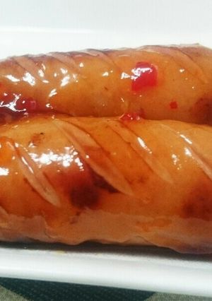 お弁当用ウインナーにスイートチリソース-レシピのメイン写真