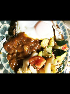 夏野菜、のっけカレー-レシピのメイン写真