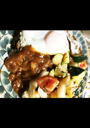 夏野菜、のっけカレー-レシピのメイン写真