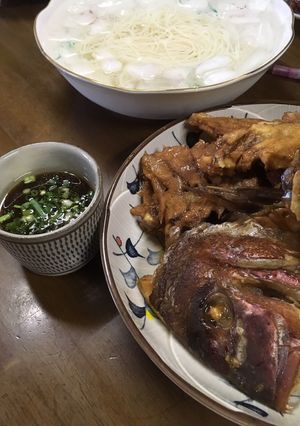 鯛のアラで作るそうめんダシ【郷土料理】-レシピのメイン写真
