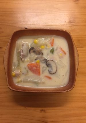 小麦粉とオリーブオイルでホワイトシチュー-レシピのメイン写真