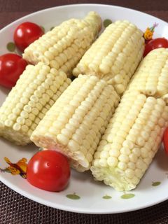 簡単!茹でとうもろこし!(^^)!-レシピのメイン写真