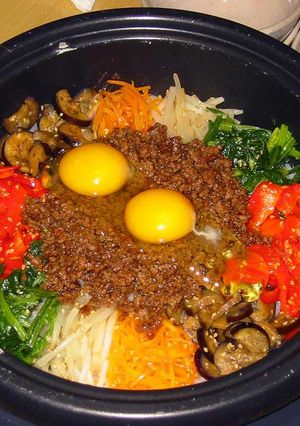 なんちゃって石焼ビビンバ-レシピのメイン写真