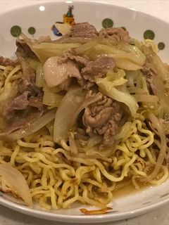 焼きそばの具材で、餡かけかた焼きそば!-レシピのメイン写真