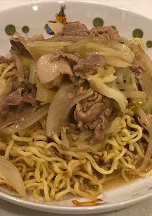 焼きそばの具材で、餡かけかた焼きそば！-レシピのメイン写真