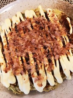 残った麺をリメイク!もちもちお好み焼き-レシピのメイン写真