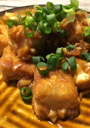 サイコロ豆腐ステーキ-レシピのメイン写真