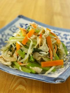 豚肉と小松菜の炒め物-レシピのメイン写真