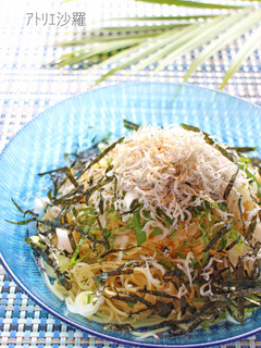 茹でて★混ぜて★乗せて♪しらすパスタ-レシピのメイン写真
