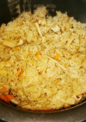 簡単絶品！ツナとキノコの炊き込みご飯-レシピのメイン写真
