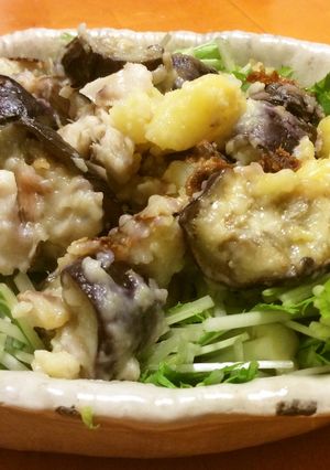 揚げ野菜&魚の中華風サラダ-レシピのメイン写真