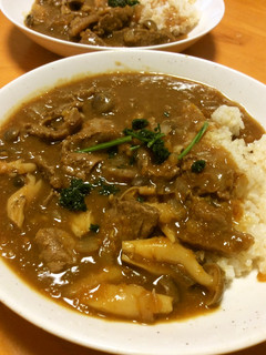 圧力鍋で牛スジ肉のカレーライス-レシピのメイン写真