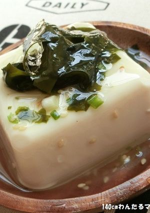 わかめスープで簡単★あんかけ冷や奴-レシピのメイン写真