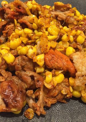 タンドリーな豚肉もろこし炒め-レシピのメイン写真