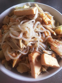 白滝と高野豆腐で豚キムチ焼きそば風☆-レシピのメイン写真