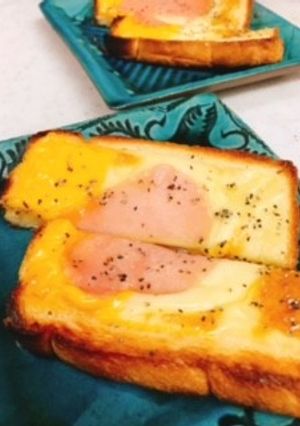 ハニーチーズトースト・生ハムのせ-レシピのメイン写真