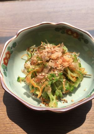ゴーヤの酢しょうゆ和え-レシピのメイン写真