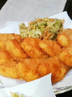 たらこパスタソースで作るハムカツ-レシピのメイン写真