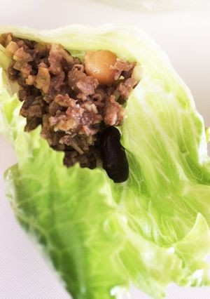 豚ひき肉のレタス包み-レシピのメイン写真