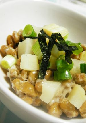 新食感♡♥ネバ～コリ～♬♫納豆＆たくあん-レシピのメイン写真