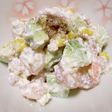 ヘルシー♪アボカドとエビの豆腐サラダ