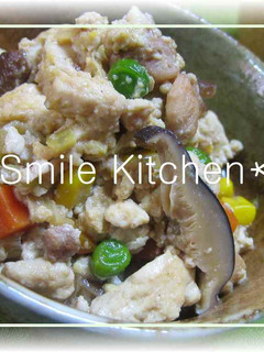✿ミックスベジタブルで♡簡単炒り豆腐✿-レシピのメイン写真