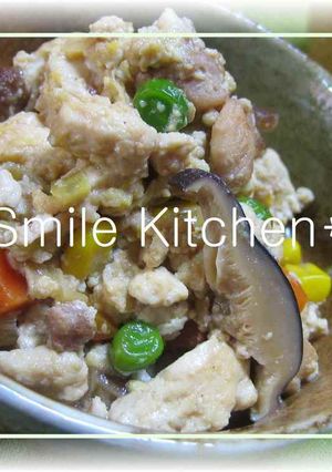 ✿ミックスベジタブルで♡簡単炒り豆腐✿-レシピのメイン写真