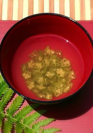 乾燥オクラのトロミ椀-レシピのメイン写真