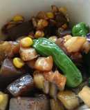 〈さっと蒲焼きのタレで〉ししとう野菜炒め